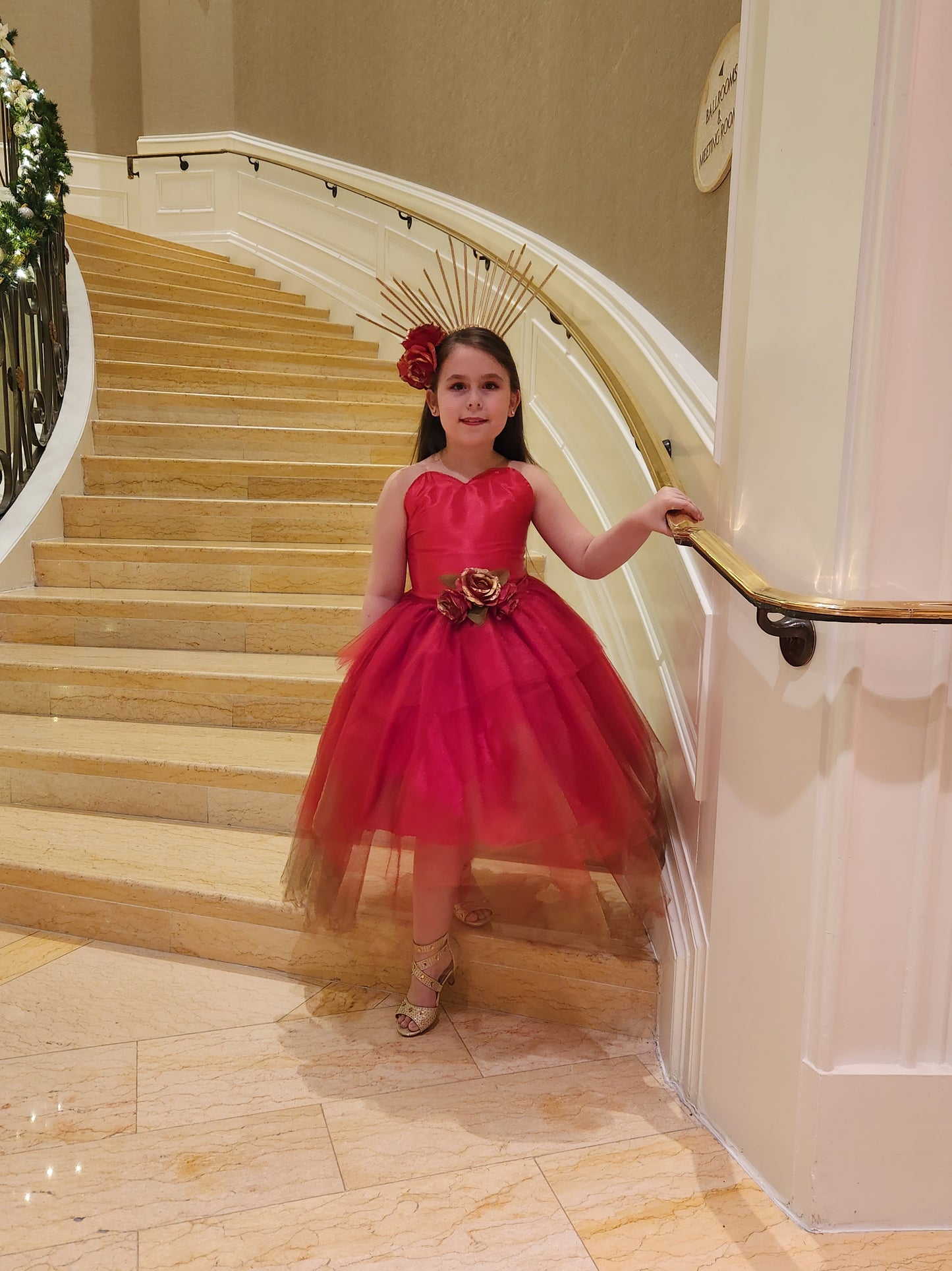 Charlie Designs Heart-neckline Child Dress
