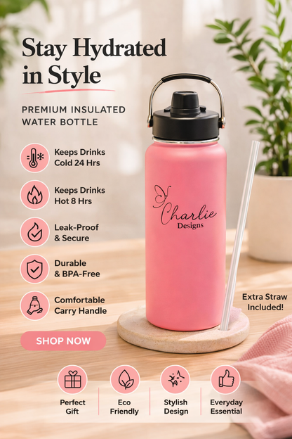 Charlie Designs Hydro Water Bottle